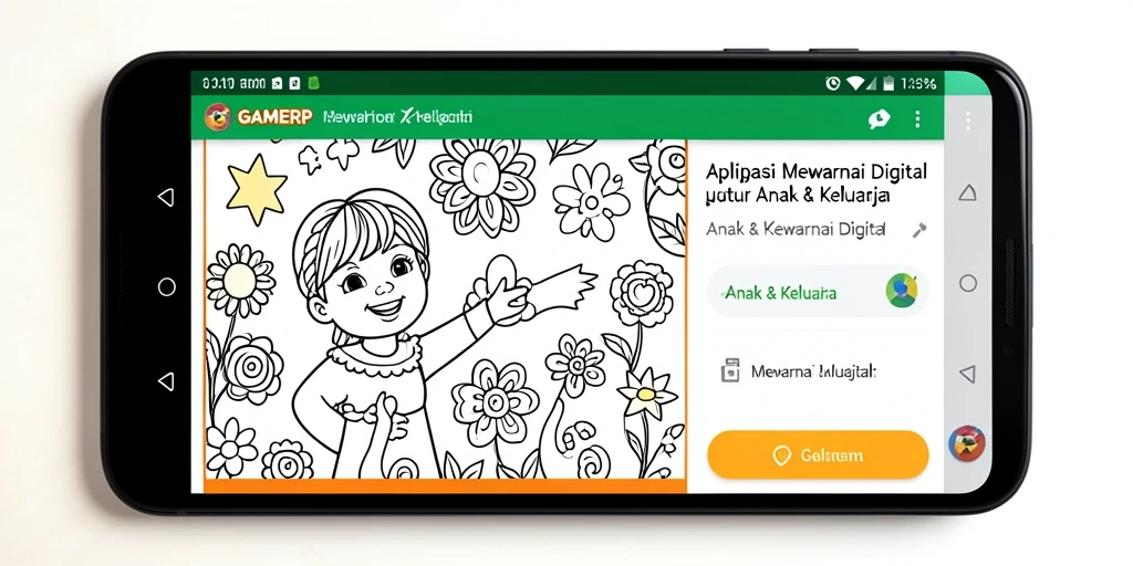 Tampilan antarmuka GAMERP yang memikat dan mudah digunakan.