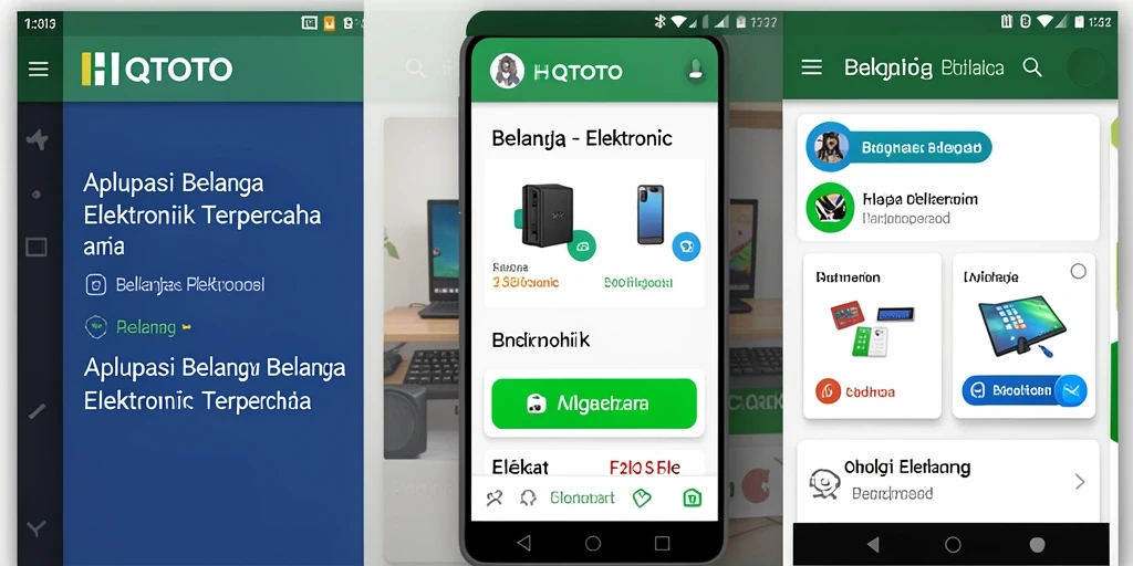 Antarmuka aplikasi HQTOTO yang memudahkan belanja elektronik.