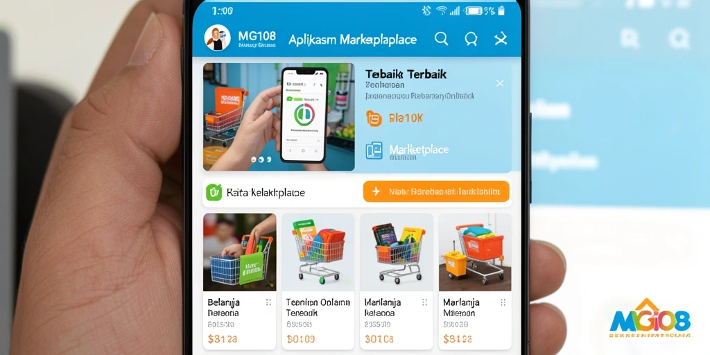 Antarmuka user-friendly MG108 untuk belanja online yang mudah dan cepat.