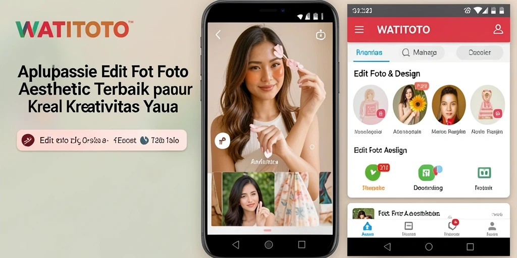 Screenshot utama menunjukkan antarmuka pengguna WATITOTO yang intuitif dan berfungsi.